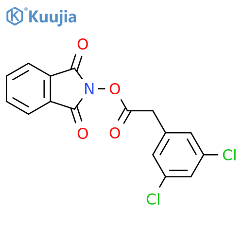 1,3-dioxo-2,3-dihydro-1H-isoindol-2-yl 2-(3,5-dichlorophenyl)acetate structure