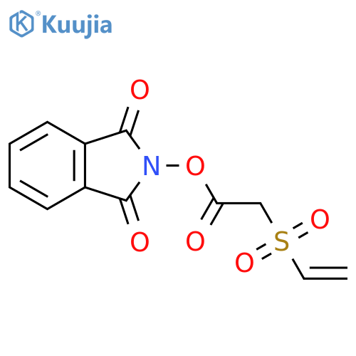1,3-dioxo-2,3-dihydro-1H-isoindol-2-yl 2-(ethenesulfonyl)acetate structure