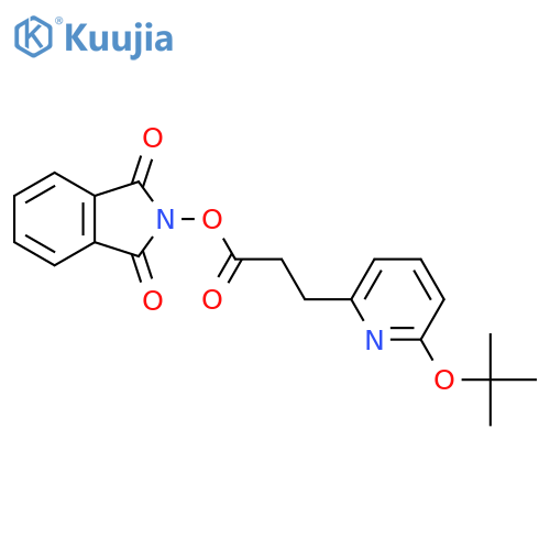 1,3-dioxo-2,3-dihydro-1H-isoindol-2-yl 3-[6-(tert-butoxy)pyridin-2-yl]propanoate structure