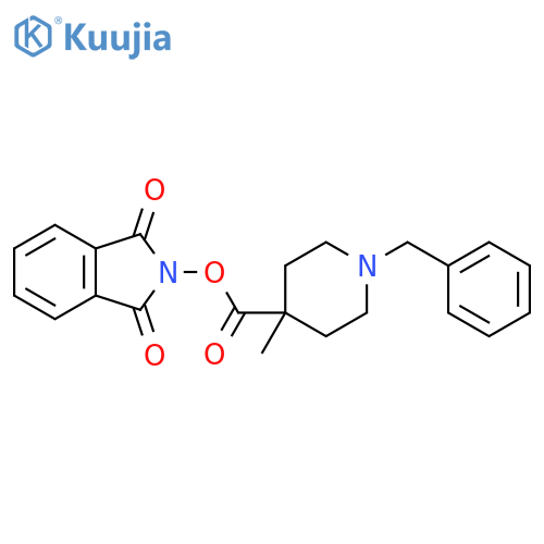 1,3-dioxo-2,3-dihydro-1H-isoindol-2-yl 1-benzyl-4-methylpiperidine-4-carboxylate structure