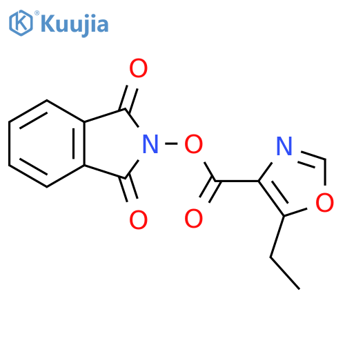 1,3-dioxo-2,3-dihydro-1H-isoindol-2-yl 5-ethyl-1,3-oxazole-4-carboxylate structure