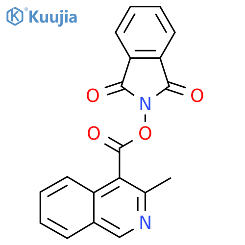 1,3-dioxo-2,3-dihydro-1H-isoindol-2-yl 3-methylisoquinoline-4-carboxylate structure
