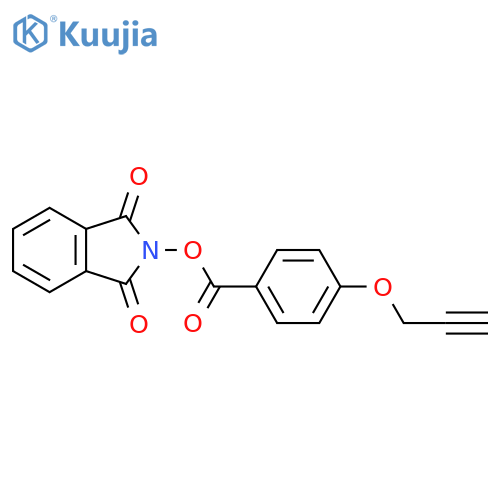 1,3-dioxo-2,3-dihydro-1H-isoindol-2-yl 4-(prop-2-yn-1-yloxy)benzoate structure