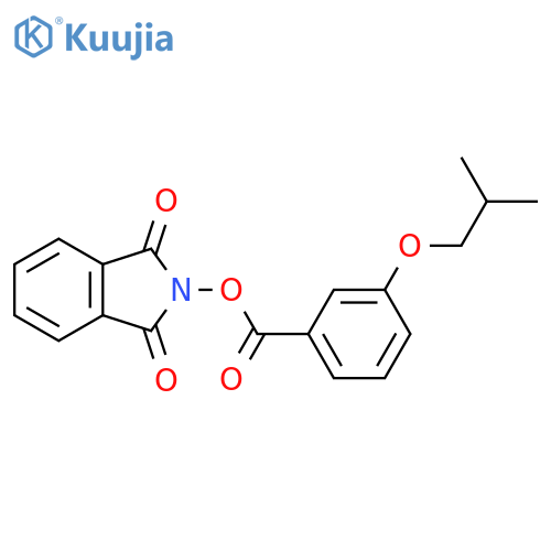 1,3-dioxo-2,3-dihydro-1H-isoindol-2-yl 3-(2-methylpropoxy)benzoate structure