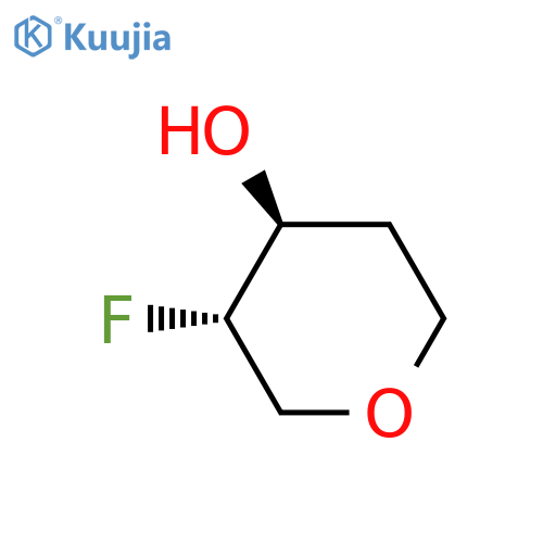 (3S,4S)-3-fluorotetrahydropyran-4-ol structure