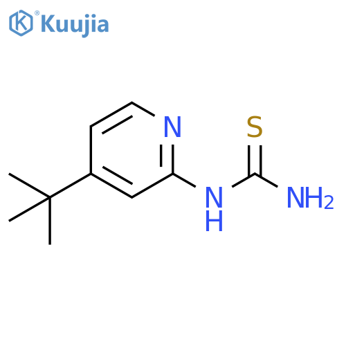 (4-tert-butylpyridin-2-yl)thiourea structure
