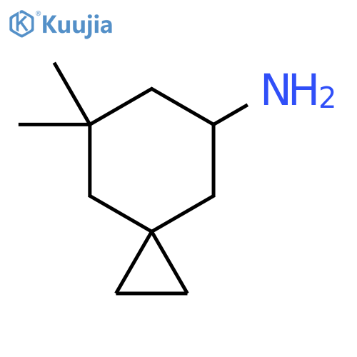 7,7-Dimethylspiro[2.5]octan-5-amine structure