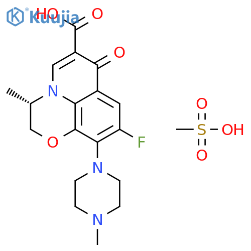 Levofloxacin mesylate structure