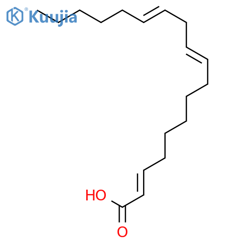 (2E,9Z,12Z)-2,9,12-Octadecatrienoic acid structure