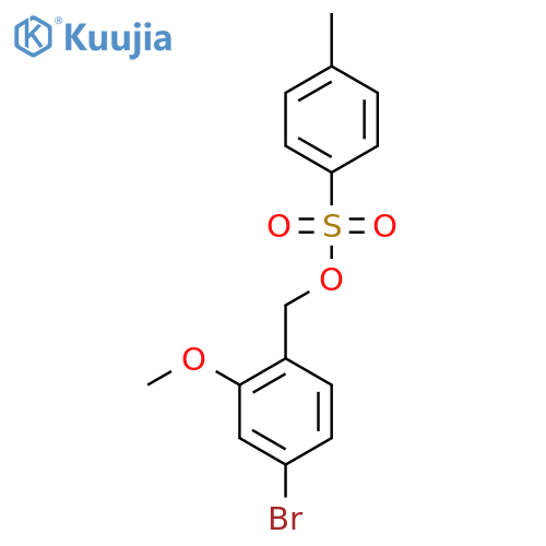 (4-Bromo-2-methoxyphenyl)methyl 4-methylbenzene-1-sulfonate structure