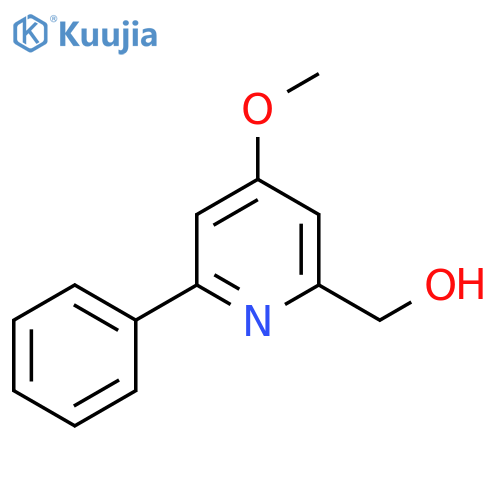 4-Methoxy-2-phenylpyridine-6-methanol structure