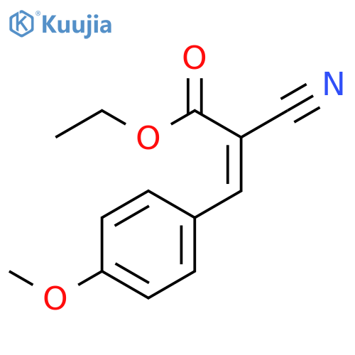 Ethyl 2-Cyano-3-(4-methoxyphenyl)acrylate structure