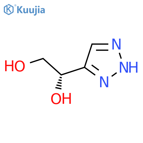 (1S)-1-(1H-1,2,3-triazol-4-yl)ethane-1,2-diol structure