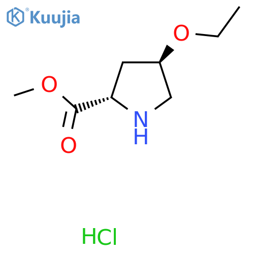 Methyl (2S,4R)-4-ethoxypyrrolidine-2-carboxylate;hydrochloride structure