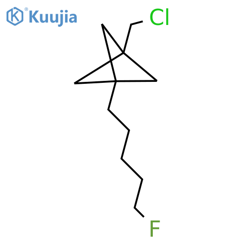 1-(Chloromethyl)-3-(5-fluoropentyl)bicyclo[1.1.1]pentane structure