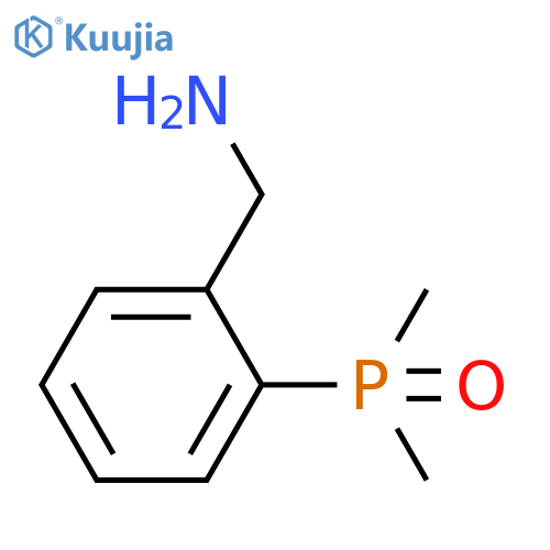2-(Dimethylphosphinyl)benzenemethanamine structure