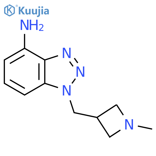 1-[(1-methylazetidin-3-yl)methyl]-1H-1,2,3-benzotriazol-4-amine structure