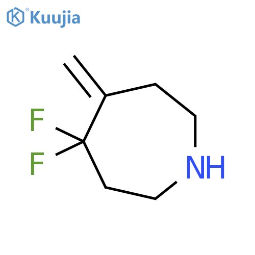 4,4-Difluoro-5-methylideneazepane structure