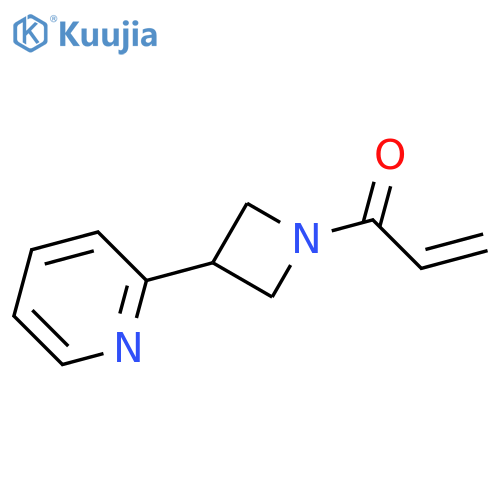 1-3-(pyridin-2-yl)azetidin-1-ylprop-2-en-1-one structure