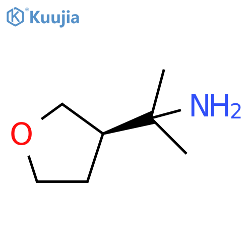 2-[(3R)-tetrahydrofuran-3-yl]propan-2-amine structure