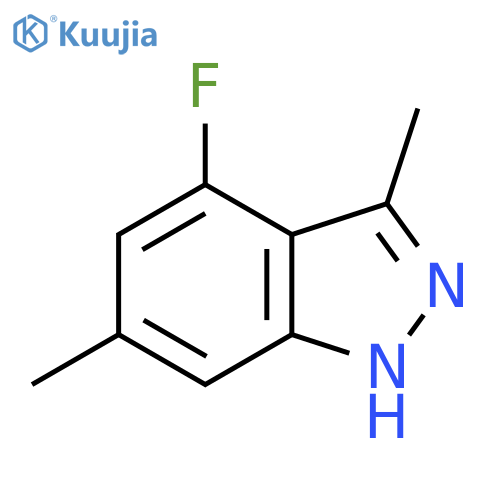 4-fluoro-3,6-dimethyl-1H-indazole structure