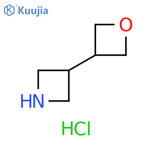 3-(oxetan-3-yl)azetidine;hydrochloride structure