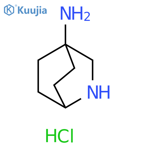2-azabicyclo[2.2.2]octan-4-amine;hydrochloride structure