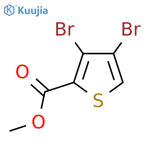 Methyl 3,4-dibromothiophene-2-carboxylate structure