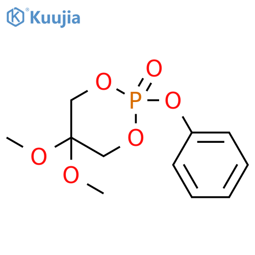 5,5-Dimethoxy-2-phenoxy-1,3,2-dioxaphosphorinane 2-Oxide structure
