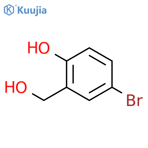5-Bromo-2-hydroxybenzyl alcohol structure