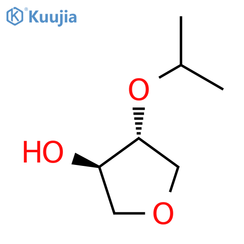 (3R,4R)-4-Isopropoxytetrahydrofuran-3-ol structure