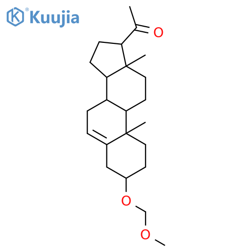 Pregn-5-en-20-one,3-(methoxymethoxy)-, (3b)- (9CI) structure
