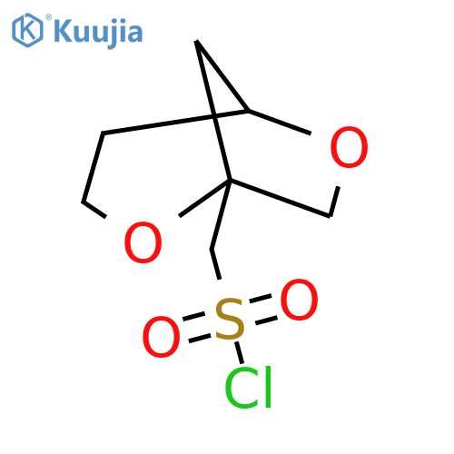 2,6-Dioxabicyclo[3.2.1]octan-1-ylmethanesulfonyl chloride structure