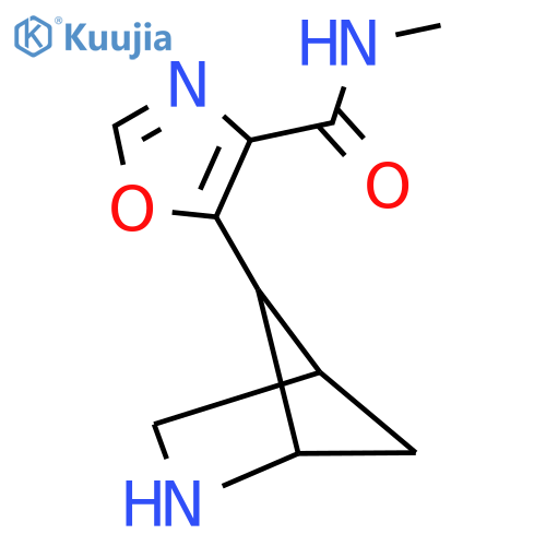 5-{2-azabicyclo[2.1.1]hexan-5-yl}-N-methyl-1,3-oxazole-4-carboxamide structure