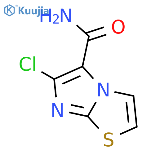Imidazo[2,1-b]thiazole-5-carboxamide,6-chloro- structure