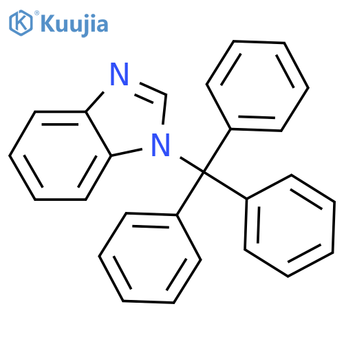 1-Tritylbenzimidazole structure