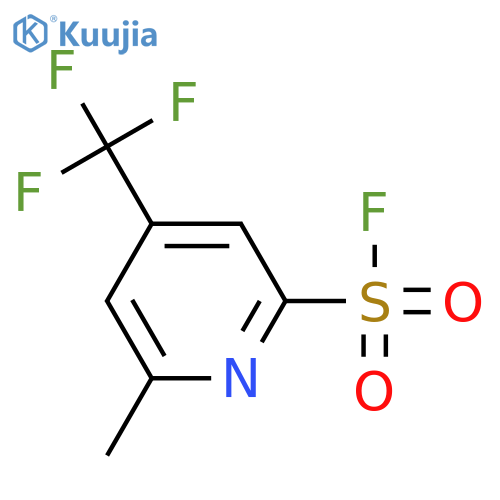 2-Pyridinesulfonyl fluoride, 6-methyl-4-(trifluoromethyl)- structure
