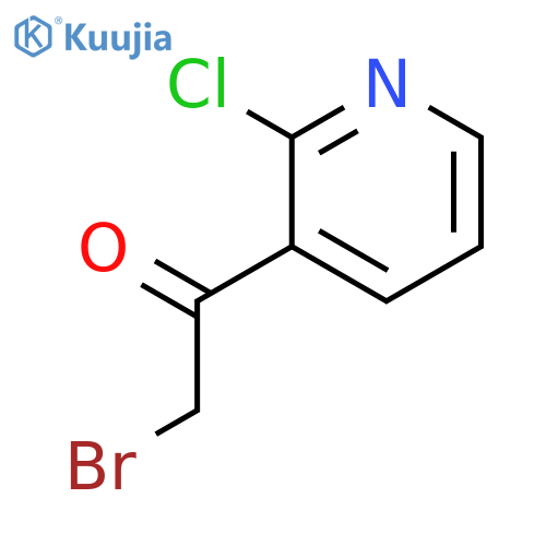 ETHANONE,2-BROMO-1-(2-CHLORO-3-PYRIDINYL)- structure