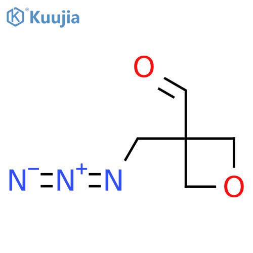 3-(Azidomethyl)oxetane-3-carbaldehyde structure