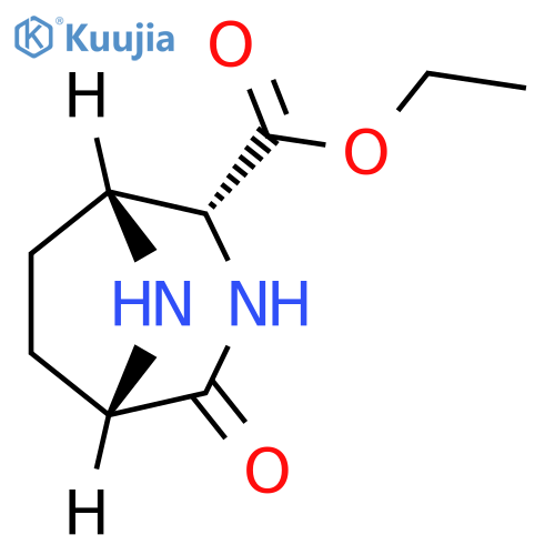 3,8-Diazabicyclo[3.2.1]octane-2-carboxylic acid, 4-oxo-, ethyl ester, (1R,2R,5S)- structure