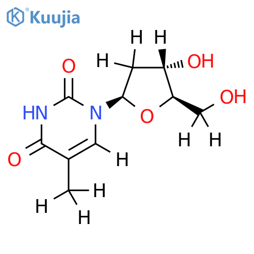 Thymidine-d9 structure