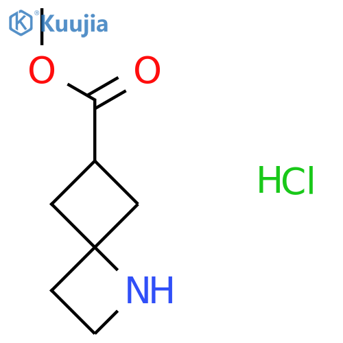 Methyl 1-azaspiro[3.3]heptane-6-carboxylate hydrochloride structure