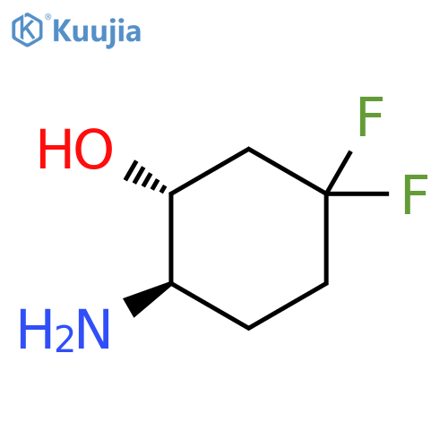 (1R,2R)-2-Amino-5,5-difluoro-cyclohexanol hydrochloride structure