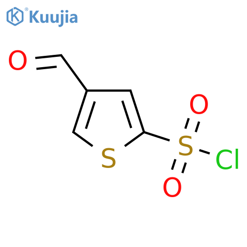 4-Formylthiophene-2-sulfonyl chloride structure
