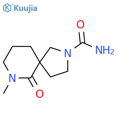 7-Methyl-6-oxo-2,7-diazaspiro[4.5]decane-2-carboxamide structure