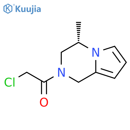 2-chloro-1-(4S)-4-methyl-1H,2H,3H,4H-pyrrolo1,2-apyrazin-2-ylethan-1-one structure