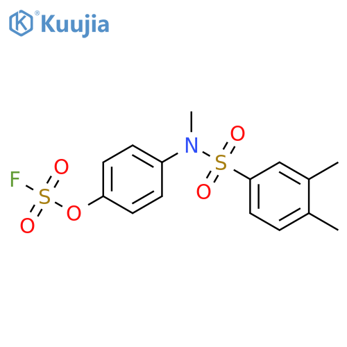 N-[4-[(Fluorosulfonyl)oxy]phenyl]-N,3,4-trimethylbenzenesulfonamide structure