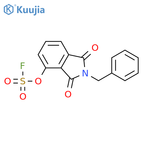 4-[(Fluorosulfonyl)oxy]-2-(phenylmethyl)-1H-isoindole-1,3(2H)-dione structure