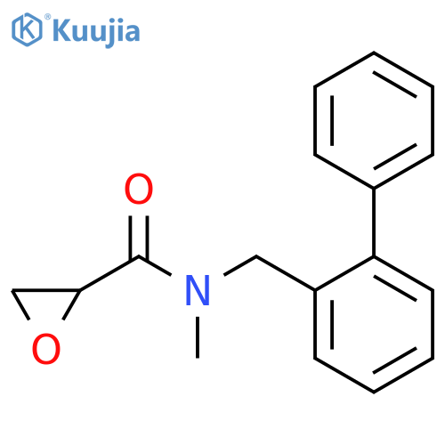 N-Methyl-N-[(2-phenylphenyl)methyl]oxirane-2-carboxamide structure