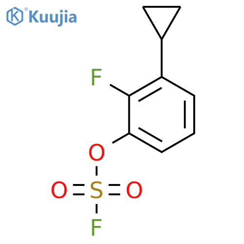 3-Cyclopropyl-2-fluorophenyl fluoranesulfonate structure